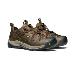 Men KEEN Work Boots & Shoes<Men'S Atlanta Cool Ii Esd (Soft Toe) | Cascade Brown/Forest Night