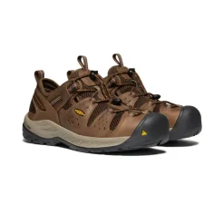 Men KEEN Work Boots & Shoes<Men'S Atlanta Cool Ii (Steel Toe) | Shitake/Rust