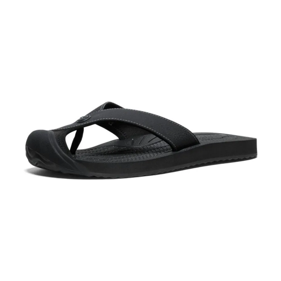 Men KEEN Slip-Ons<Men'S Barbados Flip-Flop | Black/Steel Grey