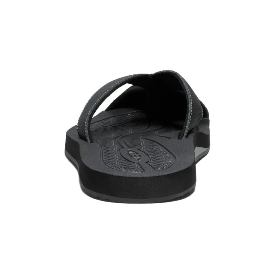 Men KEEN Slip-Ons<Men'S Barbados Flip-Flop | Black/Steel Grey