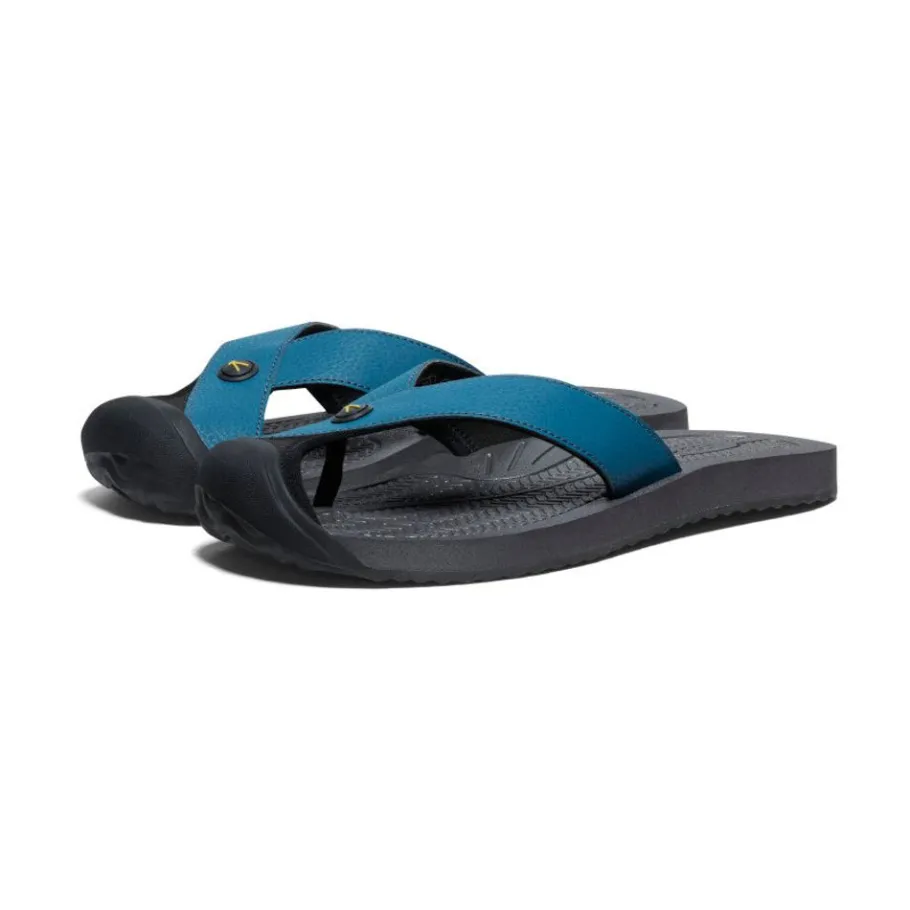 Men KEEN Slip-Ons<Men'S Barbados Flip-Flop | Legion Blue/Antique Moss