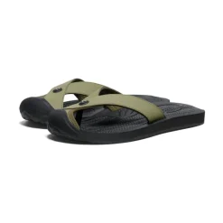 Men KEEN Slip-Ons<Men'S Barbados Flip-Flop | Martini Olive/Black