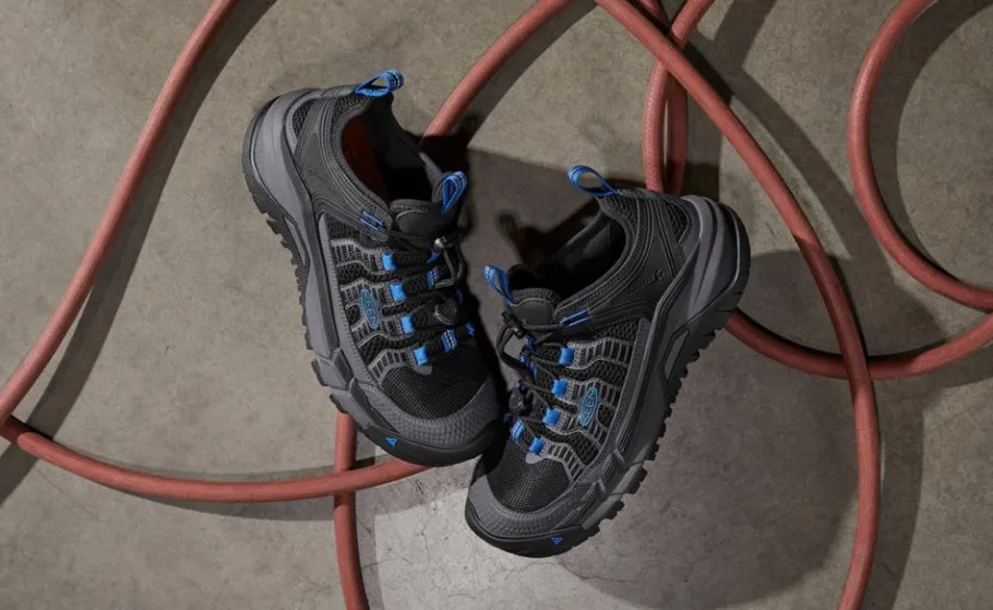 Men KEEN Work Boots & Shoes<Men'S Birmingham (Carbon-Fiber Toe) | Magnet/Bright Cobalt