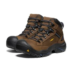 Men KEEN Work Boots & Shoes<Men'S Braddock Al Waterproof Mid (Steel Toe) | Bison/Ensign Blue