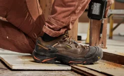 Men KEEN Work Boots & Shoes<Men'S Braddock Low (Soft Toe) | Cascade/Orange Ochre