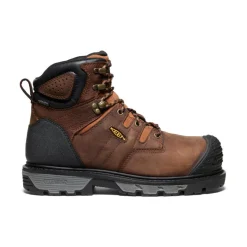 Men KEEN Work Boots & Shoes<Men'S Camden 6" Waterproof Boot (Carbon-Fiber Toe) | Leather Brown/Black