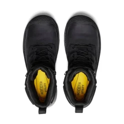 Men KEEN Work Boots & Shoes<Men'S Camden 6" Waterproof Boot (Carbon-Fiber Toe) | Black/Black