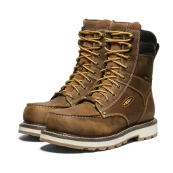 Men KEEN Work Boots & Shoes<Men'S Cincinnati 8" Waterproof 90° Heel Boot (Carbon-Fiber Toe) | Belgian/Sandshell