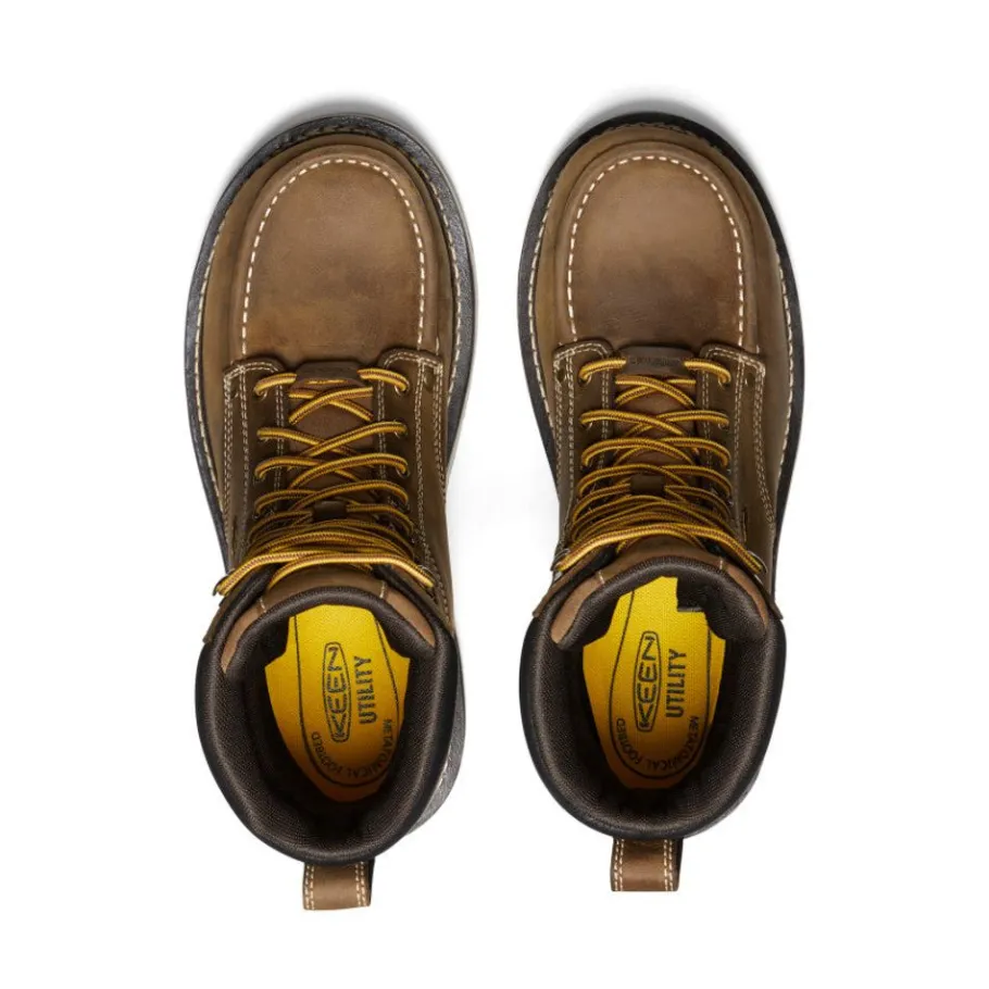 Men KEEN Work Boots & Shoes<Men'S Cincinnati 8" Waterproof 90° Heel Boot (Carbon-Fiber Toe) | Belgian/Sandshell