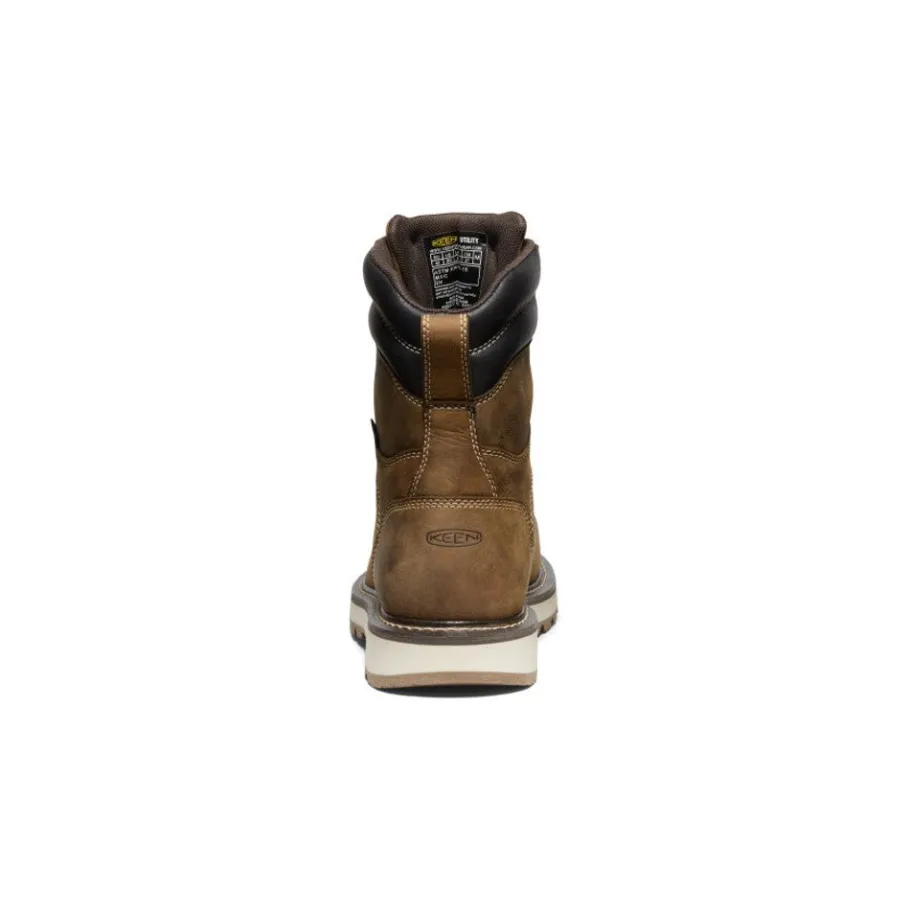 Men KEEN Work Boots & Shoes<Men'S Cincinnati 8" Waterproof 90° Heel Boot (Carbon-Fiber Toe) | Belgian/Sandshell