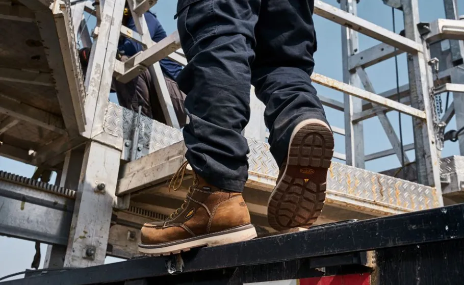 Men KEEN Work Boots & Shoes<Men'S Cincinnati 8" Waterproof 90° Heel Boot (Carbon-Fiber Toe) | Belgian/Sandshell