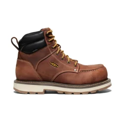 Men KEEN Work Boots & Shoes<Men'S Cincinnati 6" Waterproof 90° Heel Boot (Carbon-Fiber Toe) | Tuscan Red/Sandshell