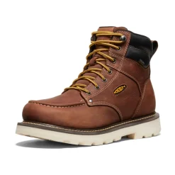 Men KEEN Work Boots & Shoes<Men'S Cincinnati 6" Waterproof 90° Heel Boot (Soft Toe) | Tuscan Red/Sandshell