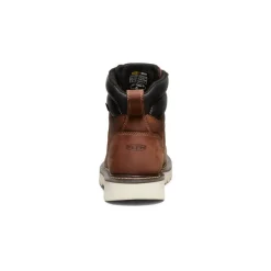 Men KEEN Work Boots & Shoes<Men'S Cincinnati 6" Waterproof 90° Heel Boot (Soft Toe) | Tuscan Red/Sandshell