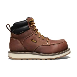 Men KEEN Work Boots & Shoes<Men'S Cincinnati 6" Waterproof Boot (Carbon-Fiber Toe) | Tuscan Red/Sandshell