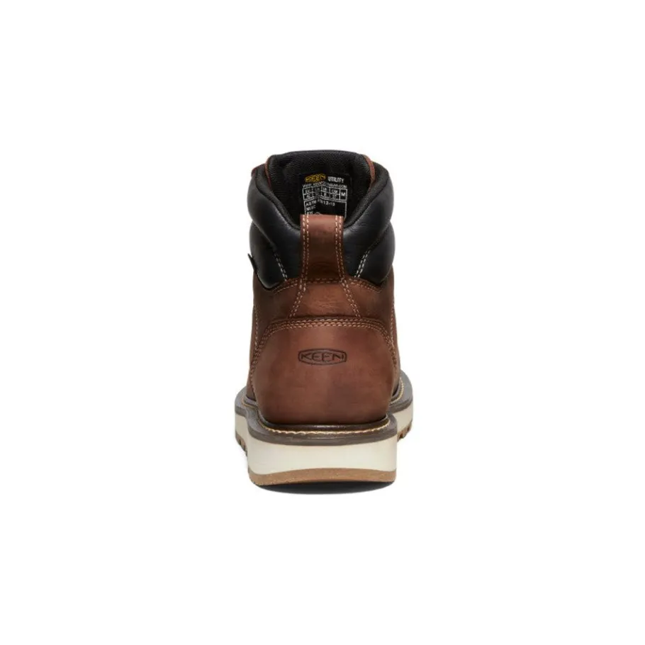 Men KEEN Work Boots & Shoes<Men'S Cincinnati 6" Waterproof Boot (Carbon-Fiber Toe) | Tuscan Red/Sandshell