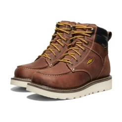 Men KEEN Work Boots & Shoes<Men'S Cincinnati 6" Waterproof Boot (Soft Toe) | Tuscan Red/Sandshell