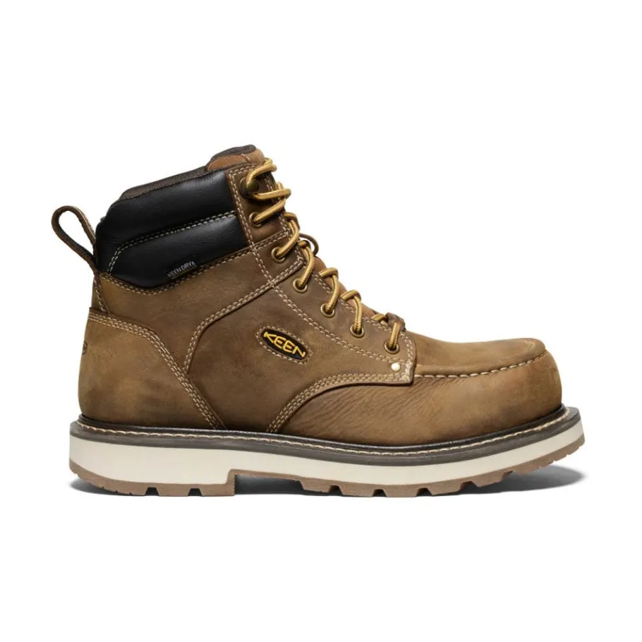 Men KEEN Work Boots & Shoes<Men'S Cincinnati 6" Waterproof 90° Heel Boot (Carbon-Fiber Toe) | Belgian/Sandshell