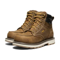 Men KEEN Work Boots & Shoes<Men'S Cincinnati 6" Waterproof 90° Heel Boot (Carbon-Fiber Toe) | Belgian/Sandshell