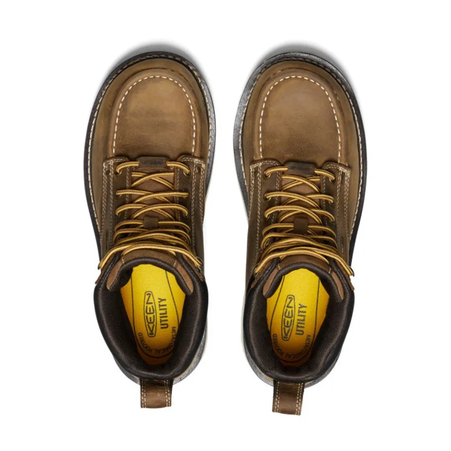 Men KEEN Work Boots & Shoes<Men'S Cincinnati 6" Waterproof 90° Heel Boot (Carbon-Fiber Toe) | Belgian/Sandshell