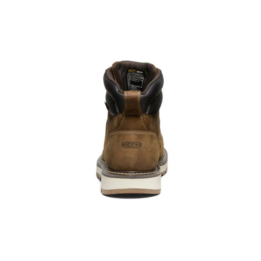Men KEEN Work Boots & Shoes<Men'S Cincinnati 6" Waterproof 90° Heel Boot (Carbon-Fiber Toe) | Belgian/Sandshell