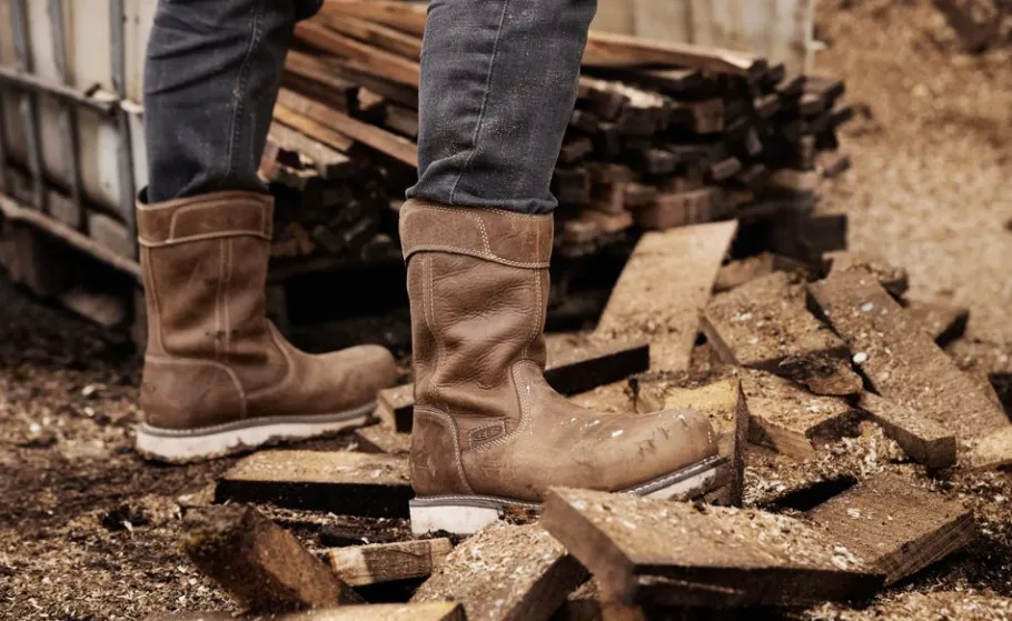 Men KEEN Work Boots & Shoes<Men'S Cincinnati Wellington (Soft Toe) | Belgian/Off White