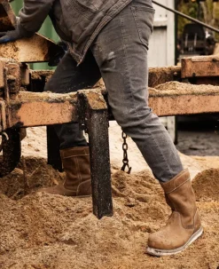 Men KEEN Work Boots & Shoes<Men'S Cincinnati Wellington (Soft Toe) | Belgian/Off White
