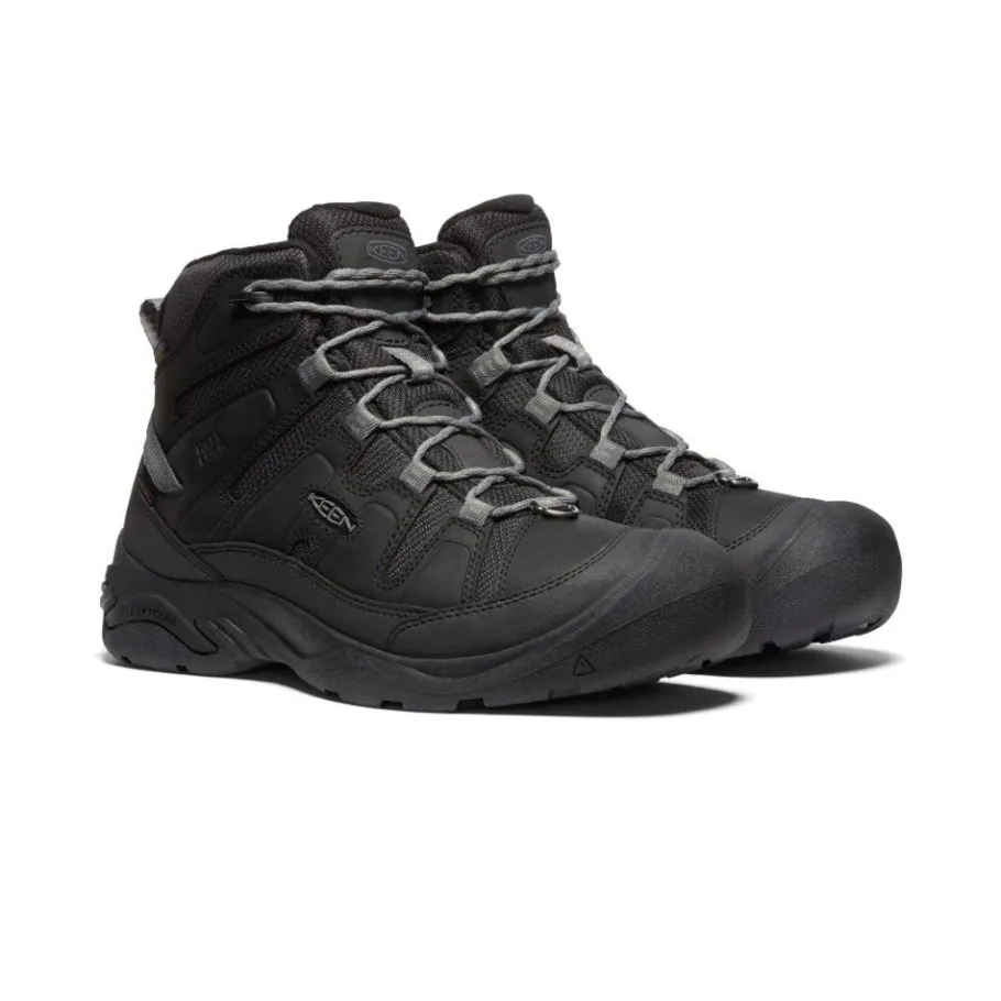 Men KEEN Boots<Men'S Circadia Polar Waterproof Boot | Black/Steel Grey