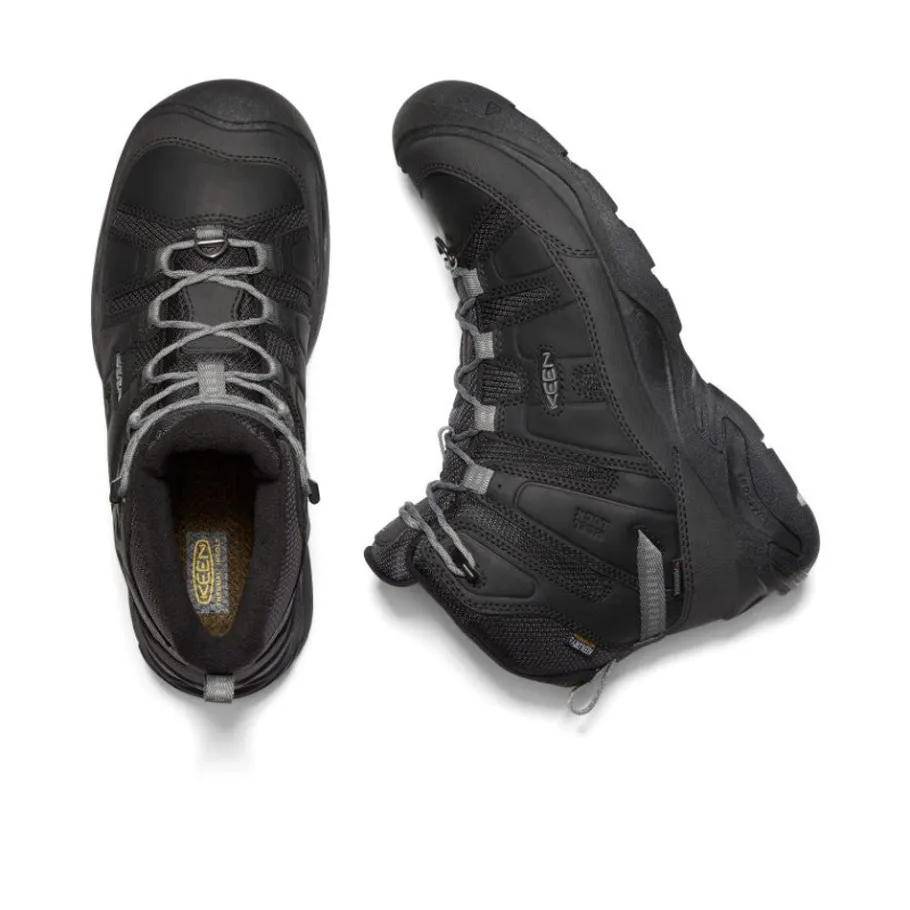 Men KEEN Boots<Men'S Circadia Polar Waterproof Boot | Black/Steel Grey