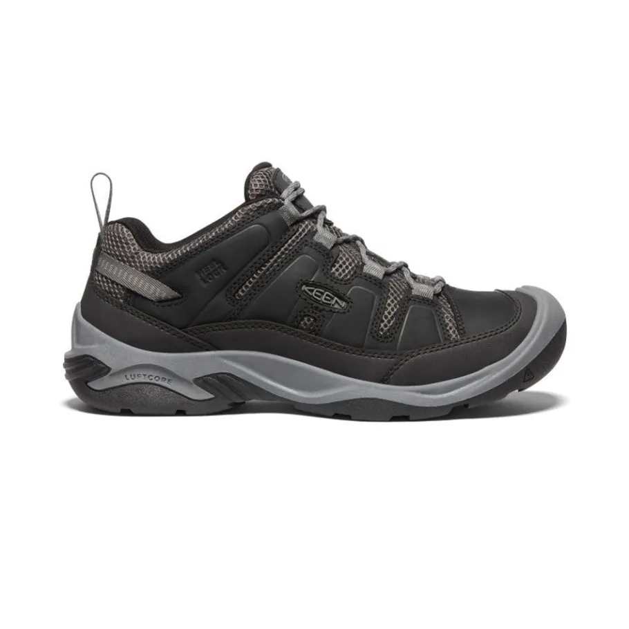Men KEEN Shoes<Men'S Circadia Vent Shoe | Black/Steel Grey