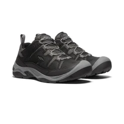 Men KEEN Shoes<Men'S Circadia Vent Shoe | Black/Steel Grey
