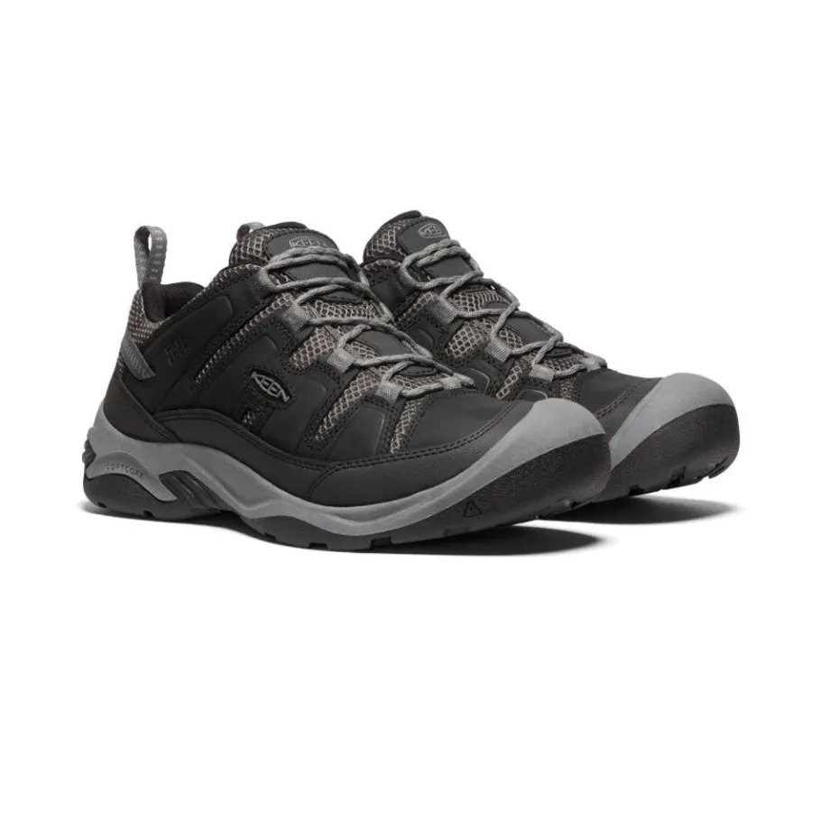 Men KEEN Shoes<Men'S Circadia Vent Shoe | Black/Steel Grey