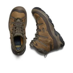 Men KEEN Boots<Men'S Circadia Waterproof Boot | Bison/Brindle