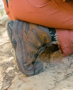 Men KEEN Boots<Men'S Circadia Waterproof Boot | Bison/Brindle