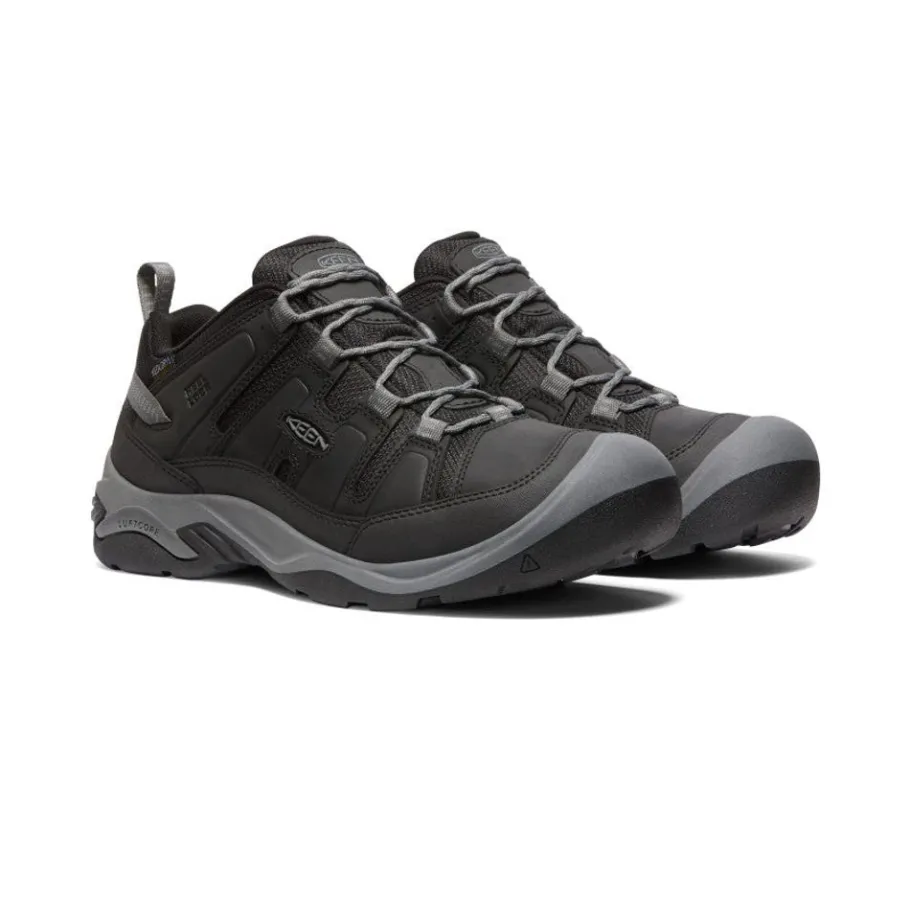 Men KEEN Shoes<Men'S Circadia Waterproof Shoe | Black/Steel Grey