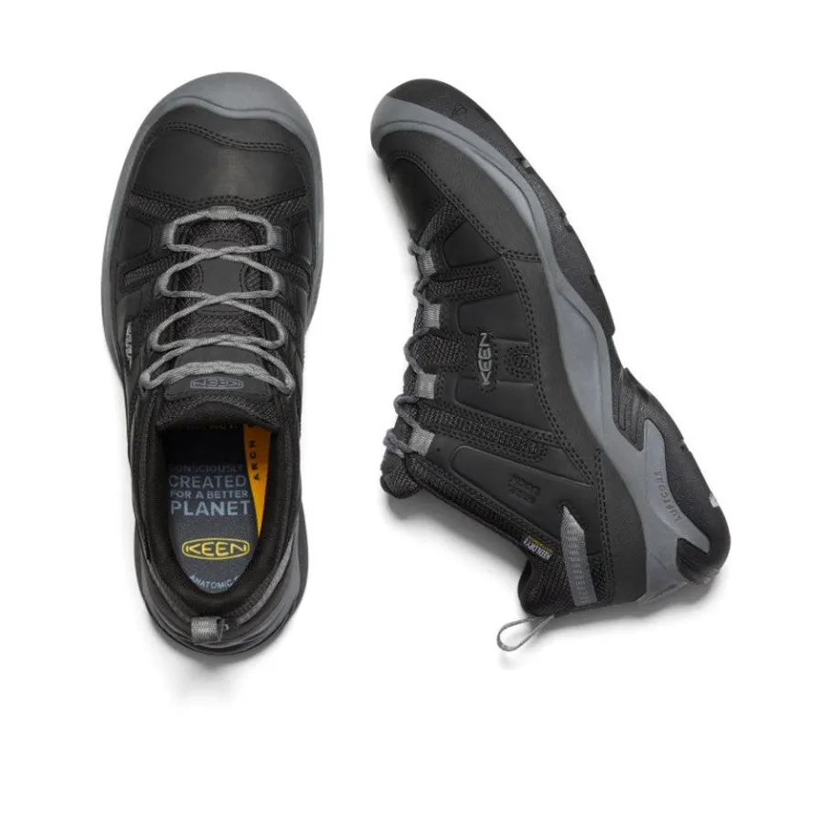 Men KEEN Shoes<Men'S Circadia Waterproof Shoe | Black/Steel Grey