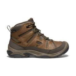 Men KEEN Boots<Men'S Circadia Waterproof Boot Wide | Bison/Brindle