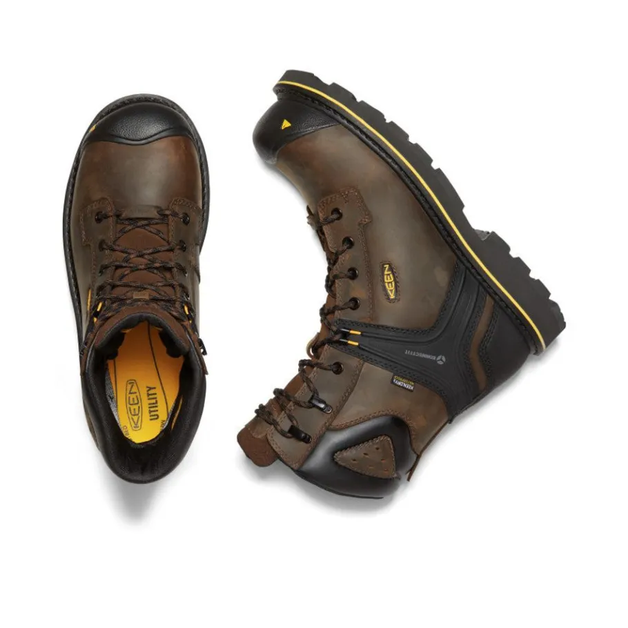 Men KEEN Work Boots & Shoes<Men'S Csa Abitibi Ii Waterproof Boot (Carbon-Fiber Toe) | Cascade Brown/Black