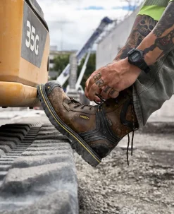 Men KEEN Work Boots & Shoes<Men'S Csa Abitibi Ii Waterproof Boot (Carbon-Fiber Toe) | Cascade Brown/Black