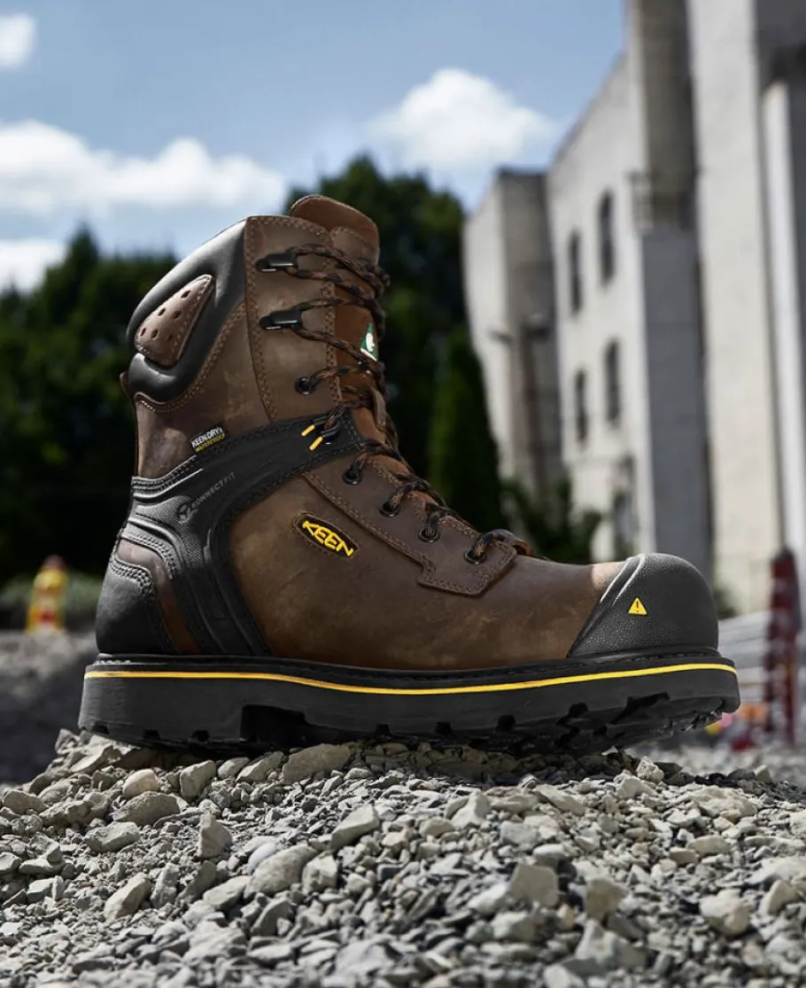 Men KEEN Work Boots & Shoes<Men'S Csa Abitibi Ii Waterproof Boot (Carbon-Fiber Toe) | Cascade Brown/Black