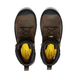 Men KEEN Work Boots & Shoes<Men'S Csa Camden 6" Waterproof Boot (Carbon-Fiber Toe) | Dark Earth/Black