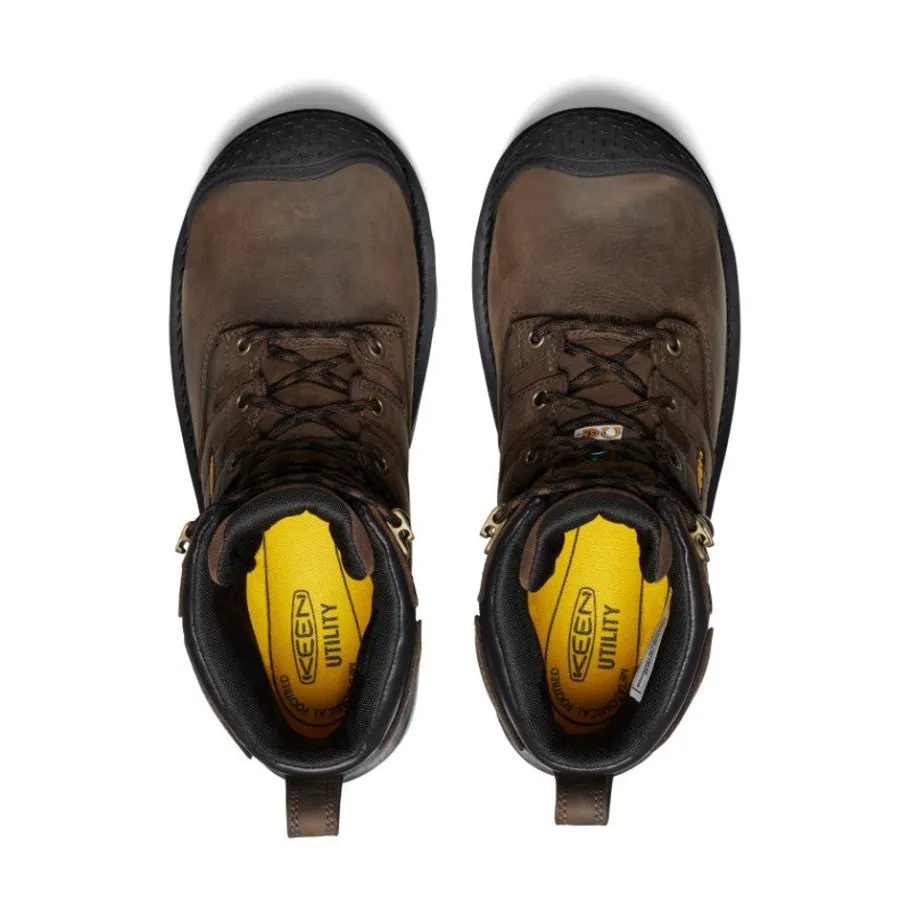 Men KEEN Work Boots & Shoes<Men'S Csa Camden 6" Waterproof Boot (Carbon-Fiber Toe) | Dark Earth/Black