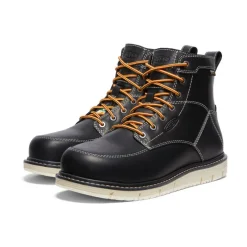 Men KEEN Work Boots & Shoes<Men'S Csa San Jose 6" Waterproof Boot (Aluminum Toe) | Black/Off White