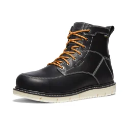 Men KEEN Work Boots & Shoes<Men'S Csa San Jose 6" Waterproof Boot (Aluminum Toe) | Black/Off White