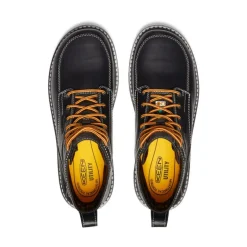 Men KEEN Work Boots & Shoes<Men'S Csa San Jose 6" Waterproof Boot (Aluminum Toe) | Black/Off White