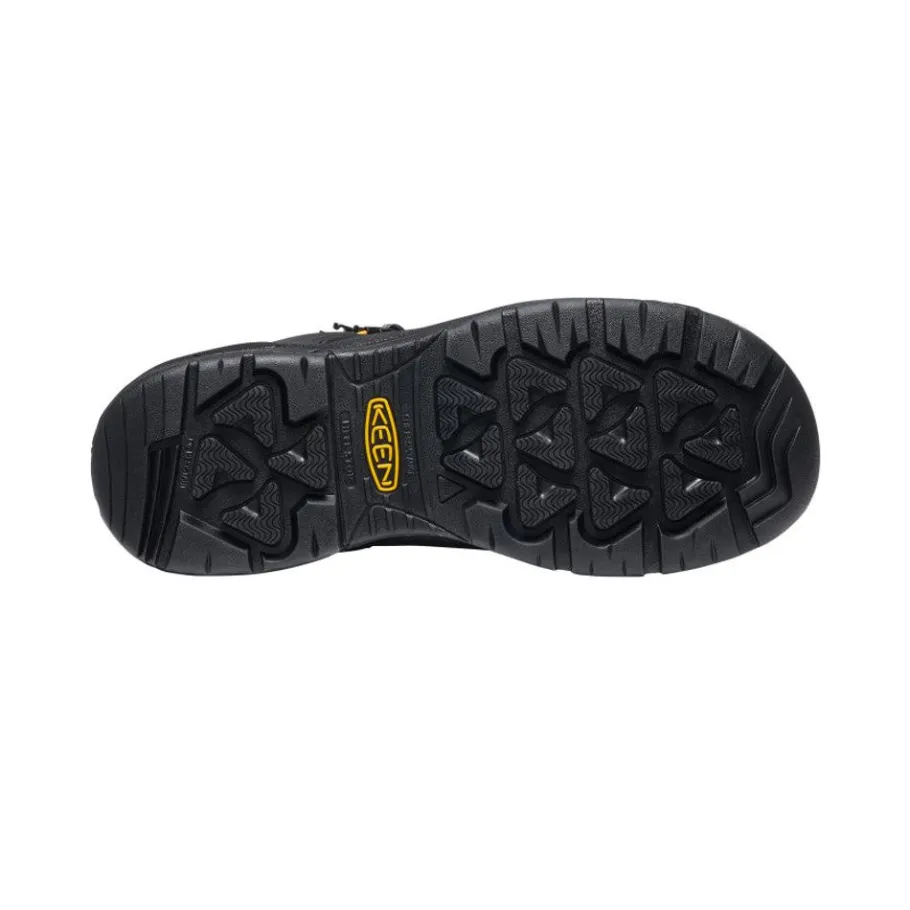 Men KEEN Work Boots & Shoes<Men'S Dearborn 6" Waterproof Boot (Carbon-Fiber Toe) | Black/Steel Grey