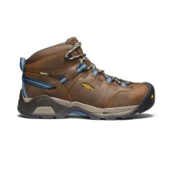 Men KEEN Work Boots & Shoes<Men'S Detroit Xt Waterproof Boot (Steel Toe) | Cascade Brown/Orion Blue