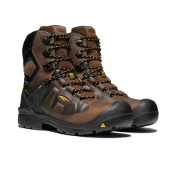 Men KEEN Work Boots & Shoes<Men'S Dover 8" Insulated Waterproof Boot (Carbon-Fiber Toe) | Dark Earth/Black