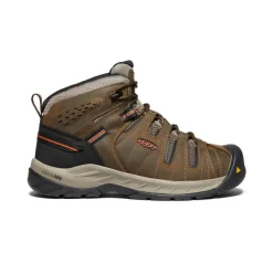 Men KEEN Work Boots & Shoes<Men'S Flint Ii Boot (Soft Toe) | Cascade Brown/Burnt Ochre