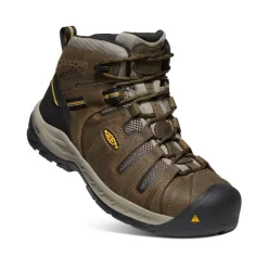 Men KEEN Work Boots & Shoes<Men'S Flint Ii Boot (Steel Toe) | Cascade Brown/Golden Rod